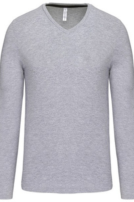 Kariban K358 - MEN'S LONG SLEEVE V-NECK T-SHIRT