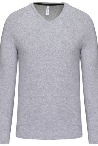 Kariban K358 - HERREN LANGARM T-SHIRT MIT V-AUSSCHNITT