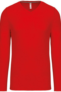 Kariban K358 - MENS LONG SLEEVE V-NECK T-SHIRT