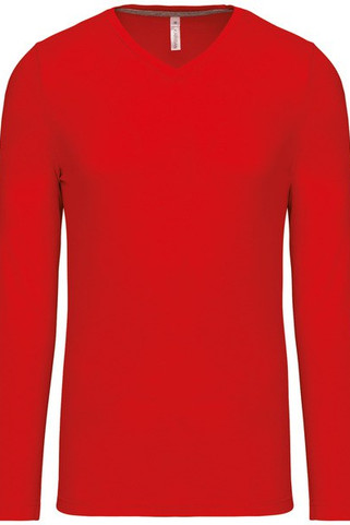 Kariban K358 - MENS LONG SLEEVE V-NECK T-SHIRT