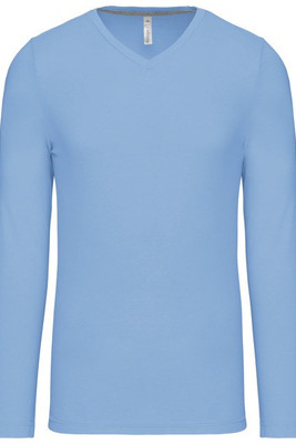 Kariban K358 - HERREN LANGARM T-SHIRT MIT V-AUSSCHNITT