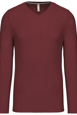Kariban K358 - MEN'S LONG SLEEVE V-NECK T-SHIRT