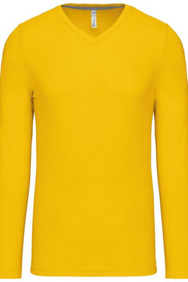 Kariban K358 - MEN'S LONG SLEEVE V-NECK T-SHIRT