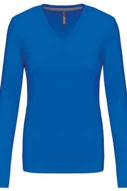 Kariban K382 - LADIES LONG SLEEVE V-NECK T-SHIRT