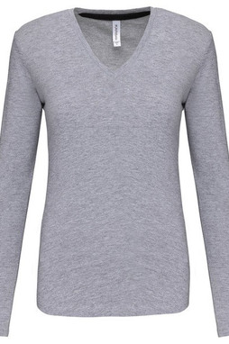 Kariban K382 - LADIES LONG SLEEVE V-NECK T-SHIRT