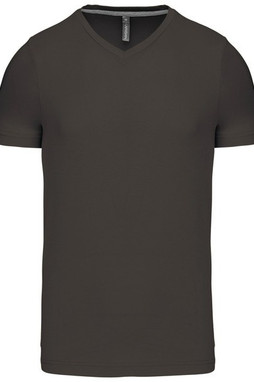 Kariban K357 - T-SHIRT UOMO MANICHE CORTE SCOLLO A V