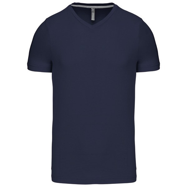 Kariban K357 - T-SHIRT UOMO MANICHE CORTE SCOLLO A V