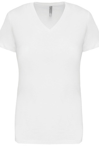 Kariban K381 - T-SHIRT COL V MANCHES COURTES FEMME