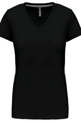 Kariban K381 - LADIES' SHORT SLEEVE V-NECK T-SHIRT