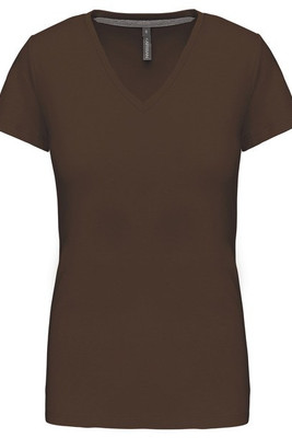 Kariban K381 - DAMES T-SHIRT MET V-HALS