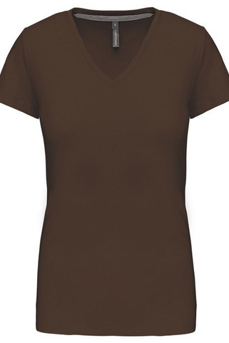 Kariban K381 - DAMES T-SHIRT MET V-HALS