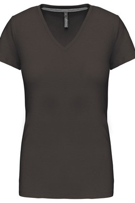 Kariban K381 - LADIES' SHORT SLEEVE V-NECK T-SHIRT