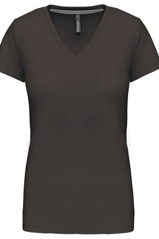 Kariban K381 - T-SHIRT COL V MANCHES COURTES FEMME