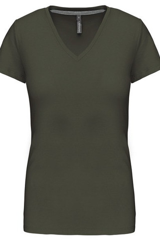 Kariban K381 - LADIES SHORT SLEEVE V-NECK T-SHIRT