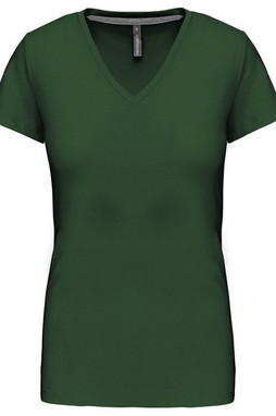 Kariban K381 - LADIES SHORT SLEEVE V-NECK T-SHIRT