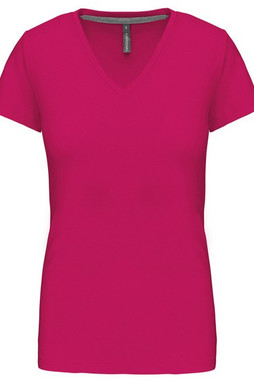 Kariban K381 - T-SHIRT DONNA MANICHE CORTE SCOLLO A V
