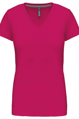 Kariban K381 - T-SHIRT COL V MANCHES COURTES FEMME