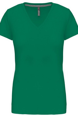 Kariban K381 - LADIES SHORT SLEEVE V-NECK T-SHIRT