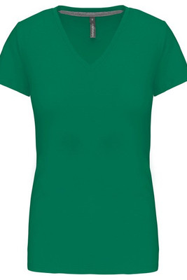 Kariban K381 - LADIES' SHORT SLEEVE V-NECK T-SHIRT
