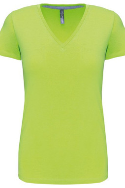 Kariban K381 - LADIES SHORT SLEEVE V-NECK T-SHIRT