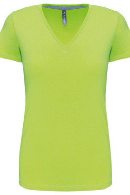 Kariban K381 - DAMEN KURZARM T-SHIRT MIT V-AUSSCHNITT