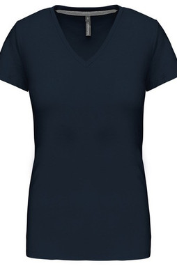 Kariban K381 - LADIES SHORT SLEEVE V-NECK T-SHIRT