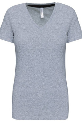 Kariban K381 - T-SHIRT DONNA MANICHE CORTE SCOLLO A V