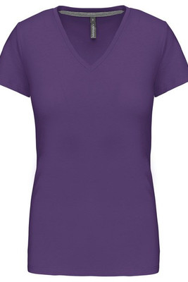 Kariban K381 - LADIES' SHORT SLEEVE V-NECK T-SHIRT