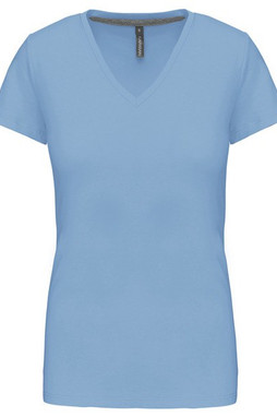 Kariban K381 - LADIES SHORT SLEEVE V-NECK T-SHIRT
