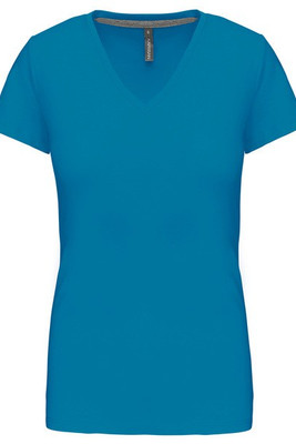 Kariban K381 - LADIES' SHORT SLEEVE V-NECK T-SHIRT
