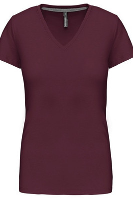 Kariban K381 - LADIES' SHORT SLEEVE V-NECK T-SHIRT