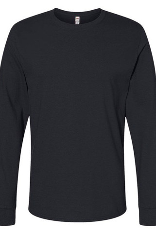 Fruit of the Loom SC201 - Langarmshirt aus Belcoro Baumwolle für optimalen Druck