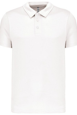 ProAct PA482 - Mens Moisture Control Polo Shirt with Pearl Buttons
