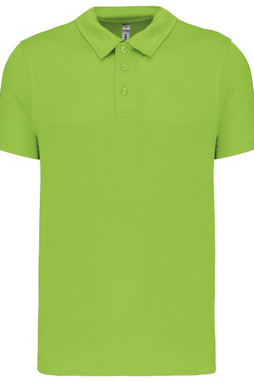 ProAct PA482 - Mens Moisture Control Polo Shirt with Pearl Buttons