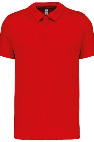 ProAct PA482 - Mens Moisture Control Polo Shirt with Pearl Buttons
