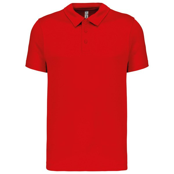 ProAct PA482 - Men's Moisture Control Polo Shirt with Pearl Buttons