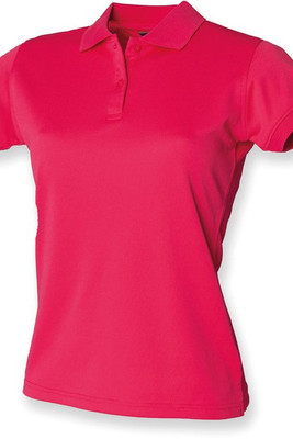 Henbury H476 - Ladies Coolplus® Wicking Piqué Polo Shirt