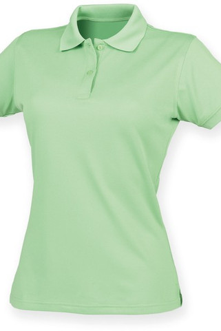 Henbury H476 - Ladies Coolplus® Wicking Piqué Polo Shirt
