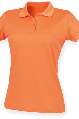 Henbury H476 - Ladies Coolplus® Wicking Piqué Polo Shirt