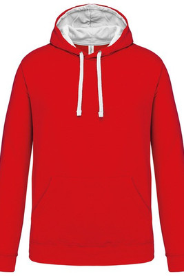 Kariban K446 - BICOLOR KAPUZEN SWEATSHIRT