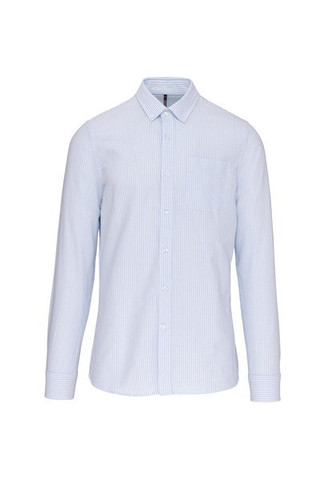 Kariban K516 - MENS LONG SLEEVE WASHED OXFORD SHIRT