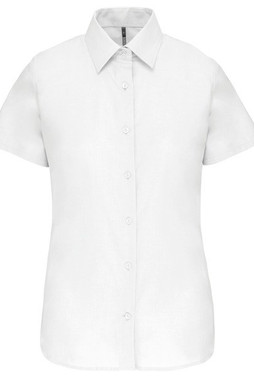 Kariban K536 - DAMES OXFORD BLOUSE KORTE MOUWEN
