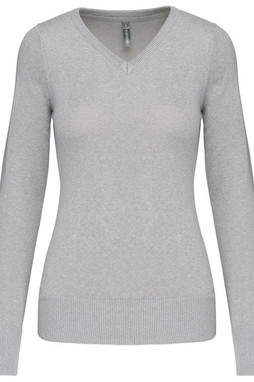 Kariban K966 - LADIES V-NECK JUMPER