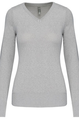 Kariban K966 - LADIES' V-NECK JUMPER