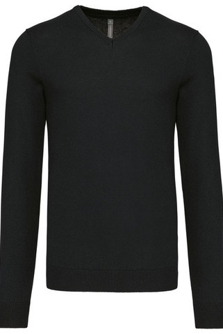 Kariban K965 - Mens Classic V-Neck Cotton Blend Sweater