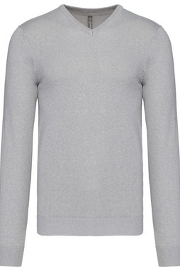 Kariban K965 - Mens Classic V-Neck Cotton Blend Sweater