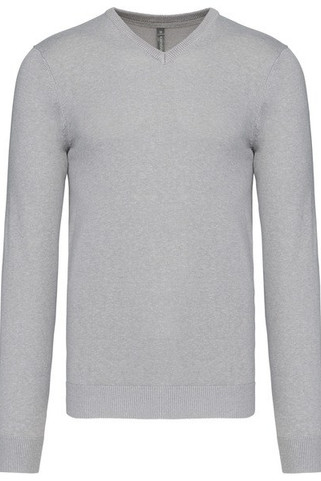 Kariban K965 - Mens Classic V-Neck Cotton Blend Sweater