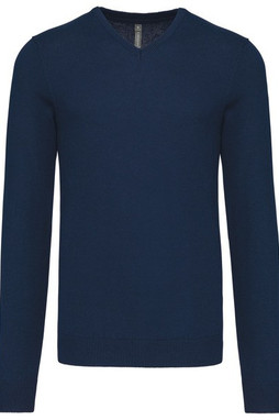 Kariban K965 - Mens Classic V-Neck Cotton Blend Sweater