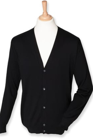 Henbury H722 - Lightweight Cotton Acrylic V Neck Cardigan