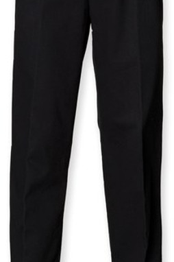 Henbury H640 - Classic Fit Flat Front Chino Trousers with Pockets